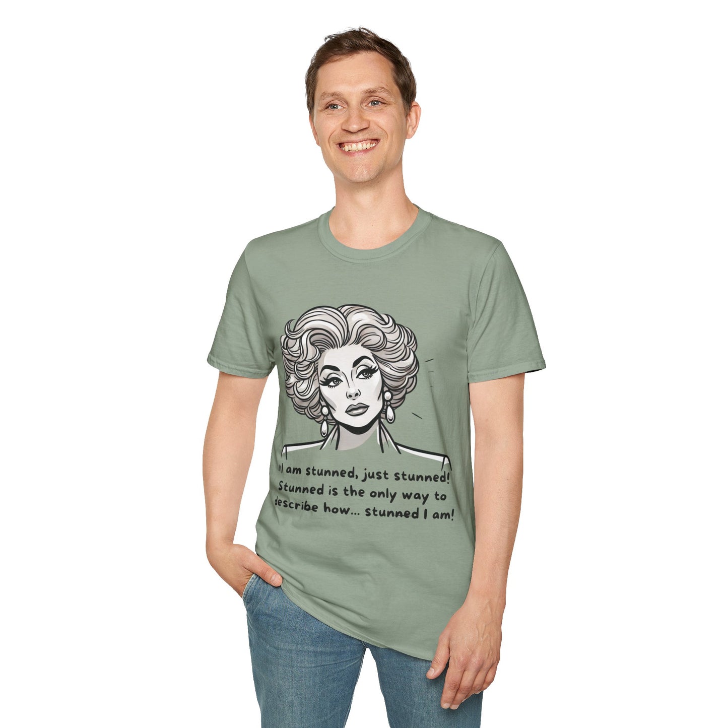 Funny Golden Girls Blanche Stunned T-Shirt
