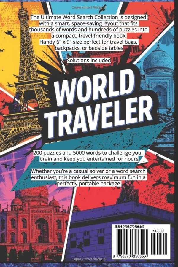 Travel Word Search Puzzles Volume 3: 200 Brain-Boosting Puzzles for Adults and Teens – Over 4,000 Words to Discover!