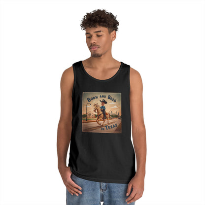 Tank Top - BORN AND BRED TEXAS Design