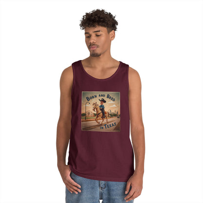 Tank Top - BORN AND BRED TEXAS Design