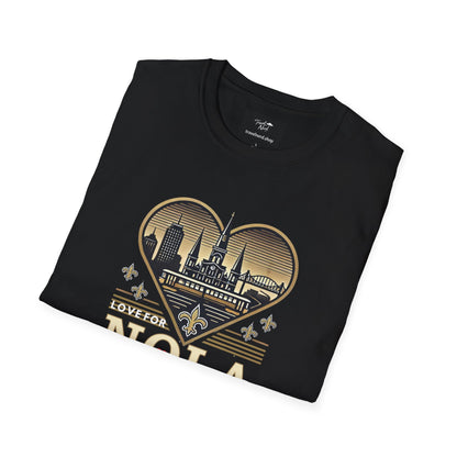 Love for NOLA - Unisex Softstyle T-Shirt