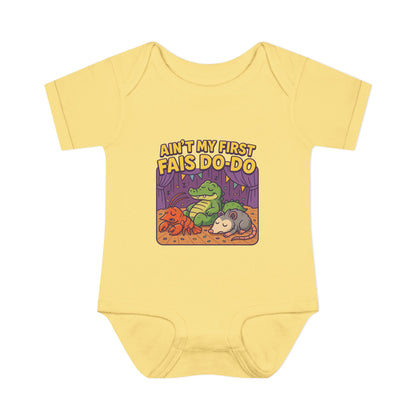 Aint My First Fais Do Do - Certified Baby Bodysuit, Cute Infant Outfit, Baby Shower Gift, Infant Fashion, Adorable Baby Apparel