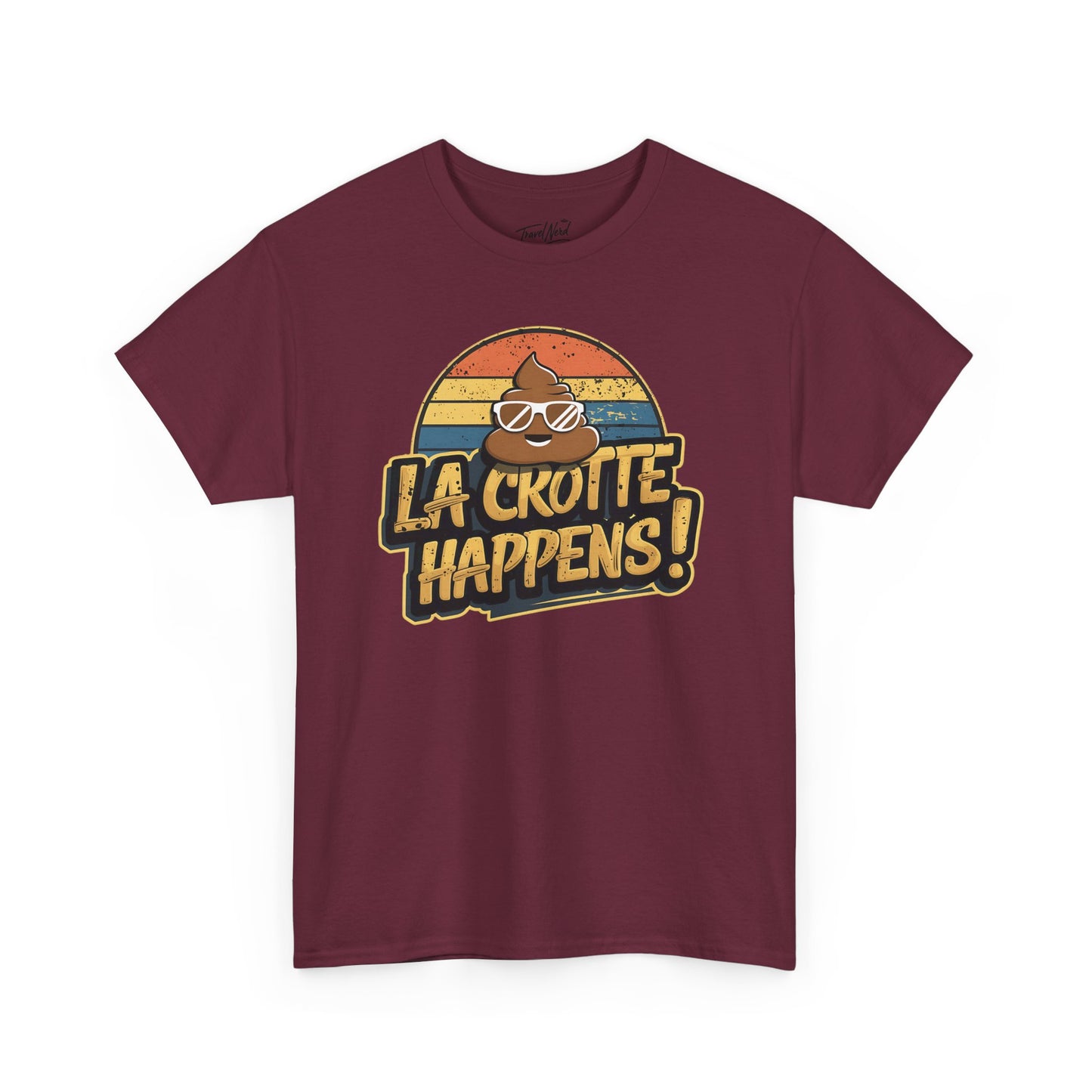 Cajun French Tee - Crap Happens Unisex Cotton T-Shirt