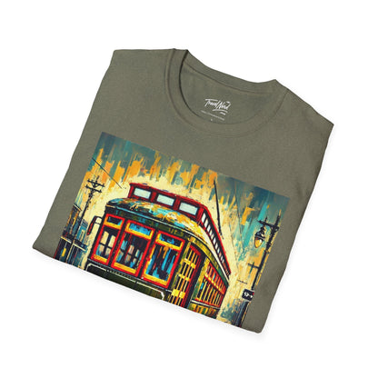 New Orleans Streetcar Stop Requested Design Unisex t-shirt