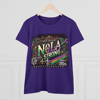 Mardi Gras 2025 We Are New Orleans Women's Midweight Cotton Tee