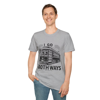 Streetcar Both Ways Mono Art Softstyle T-Shirt unisex