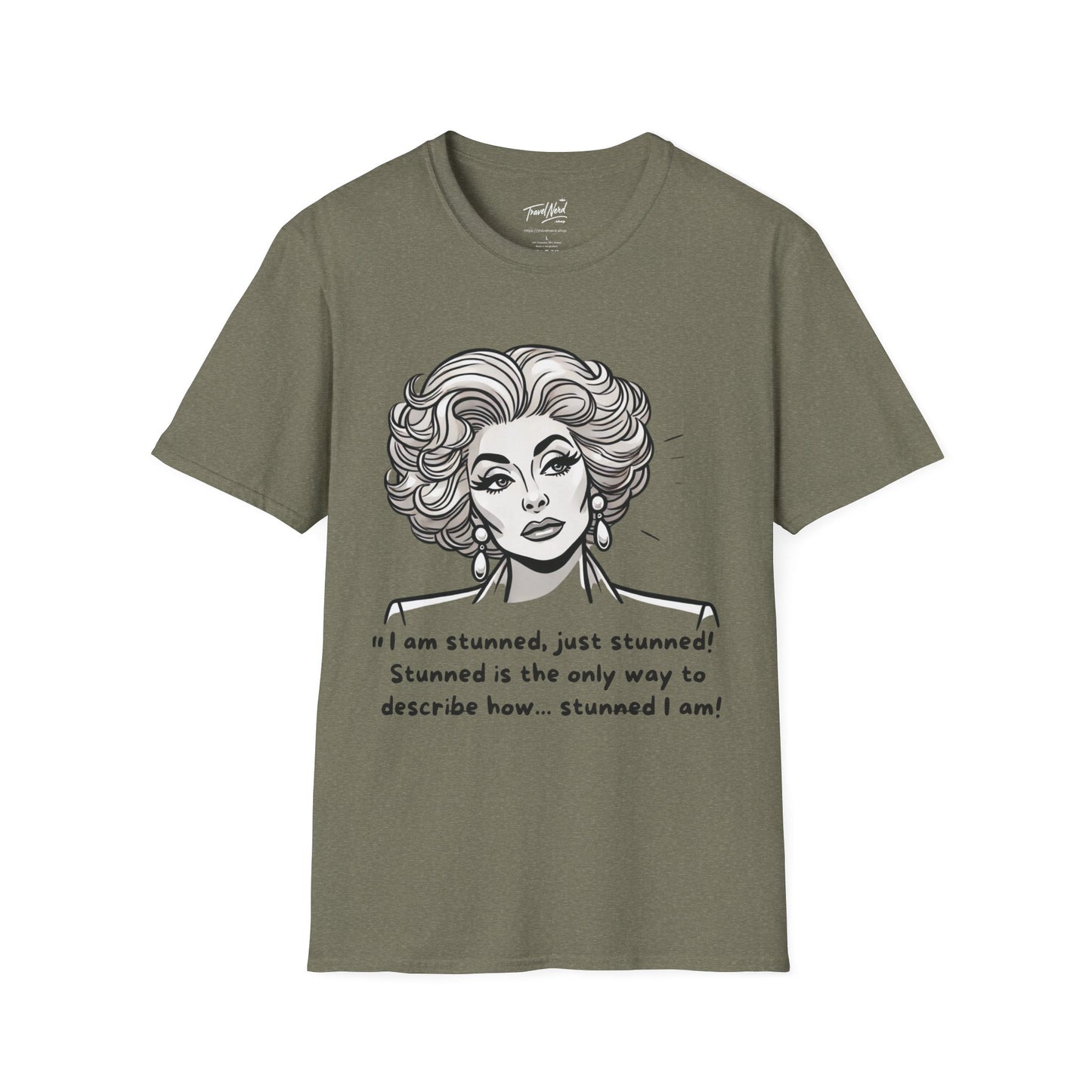 Funny Golden Girls Blanche Stunned T-Shirt