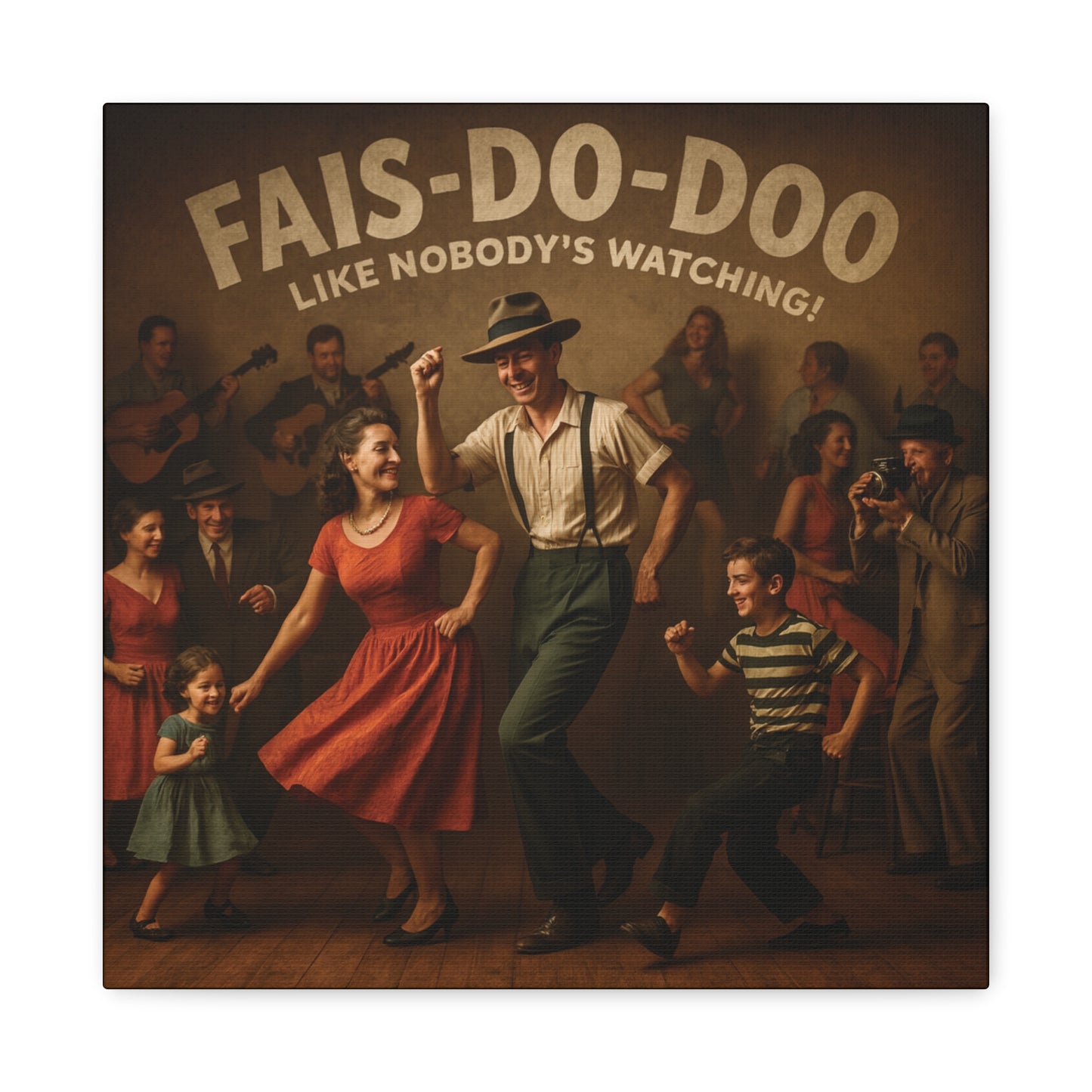 Canvas Wall Art Cajun Fais Do Do