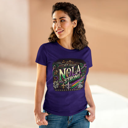 Mardi Gras 2025 We Are New Orleans Women's Midweight Cotton Tee