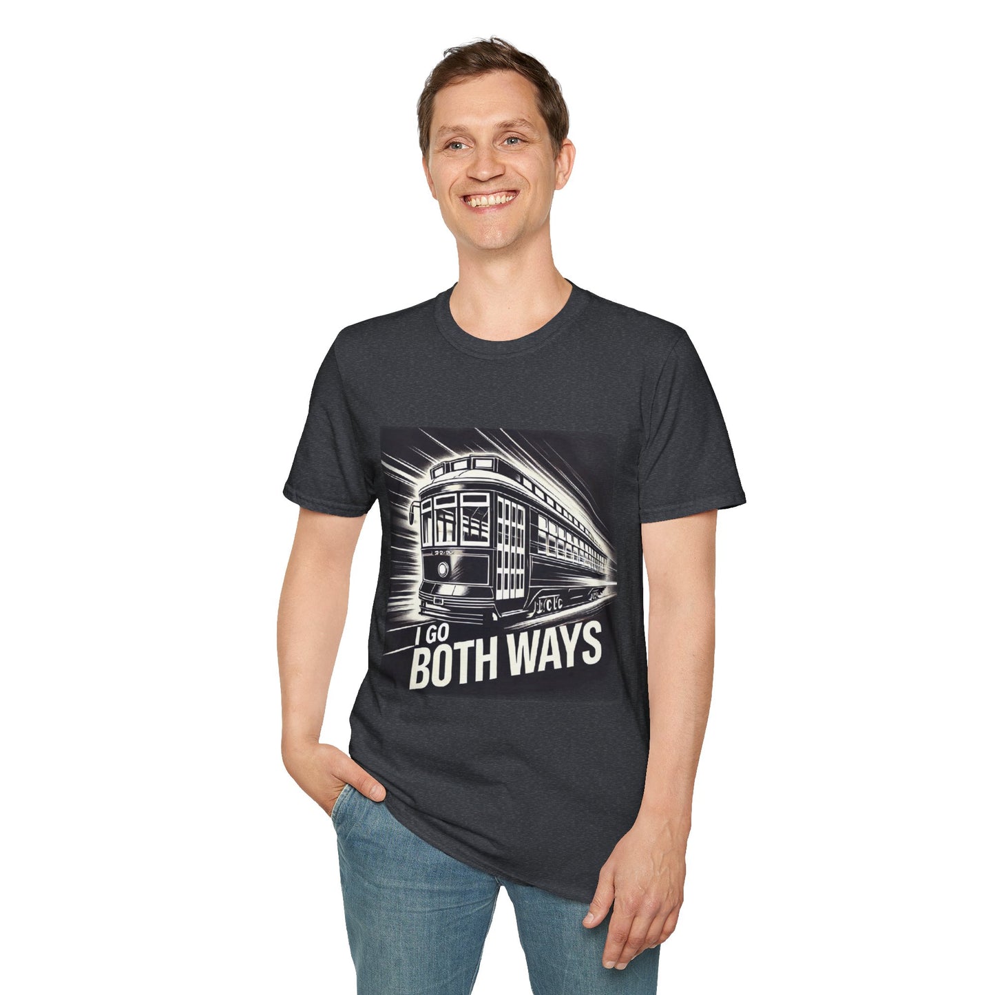 Streetcar Both Ways Fast Art Softstyle T-Shirt