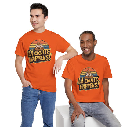 Cajun French Tee - Crap Happens Unisex Cotton T-Shirt