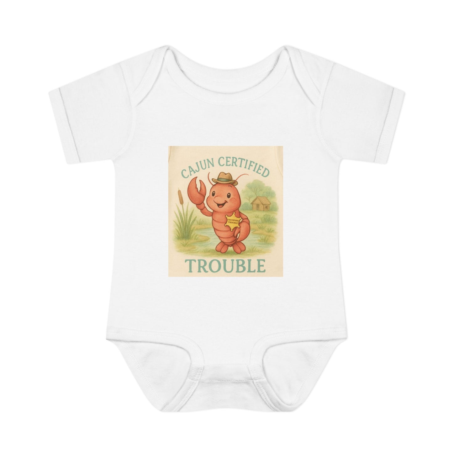 Cajun Certified Baby Bodysuit, Cute Infant Outfit, Baby Shower Gift, Infant Fashion, Adorable Baby Apparel