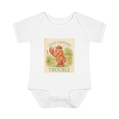 Cajun Certified Baby Bodysuit, Cute Infant Outfit, Baby Shower Gift, Infant Fashion, Adorable Baby Apparel