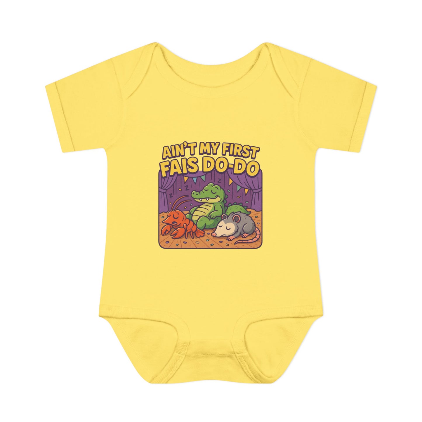 Aint My First Fais Do Do - Certified Baby Bodysuit, Cute Infant Outfit, Baby Shower Gift, Infant Fashion, Adorable Baby Apparel