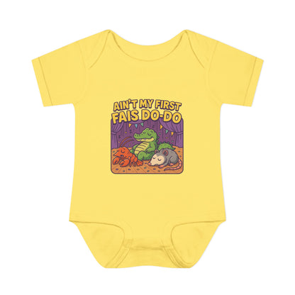 Aint My First Fais Do Do - Certified Baby Bodysuit, Cute Infant Outfit, Baby Shower Gift, Infant Fashion, Adorable Baby Apparel