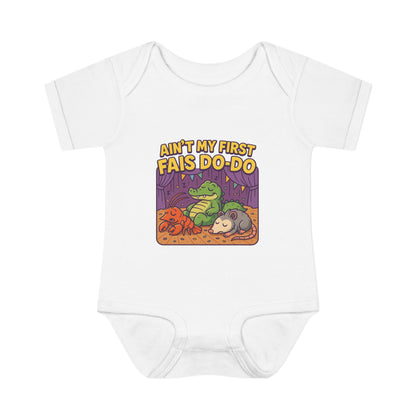 Aint My First Fais Do Do - Certified Baby Bodysuit, Cute Infant Outfit, Baby Shower Gift, Infant Fashion, Adorable Baby Apparel