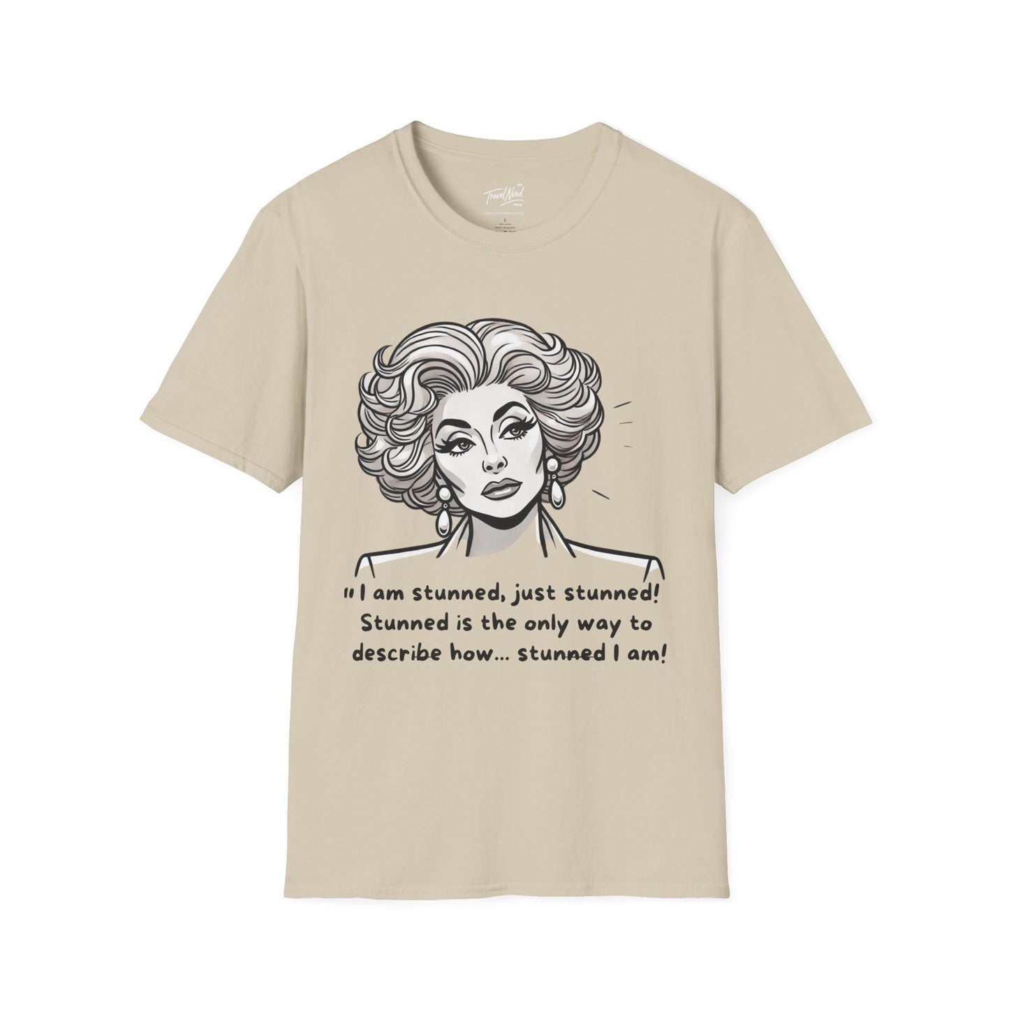 Funny Golden Girls Blanche Stunned T-Shirt