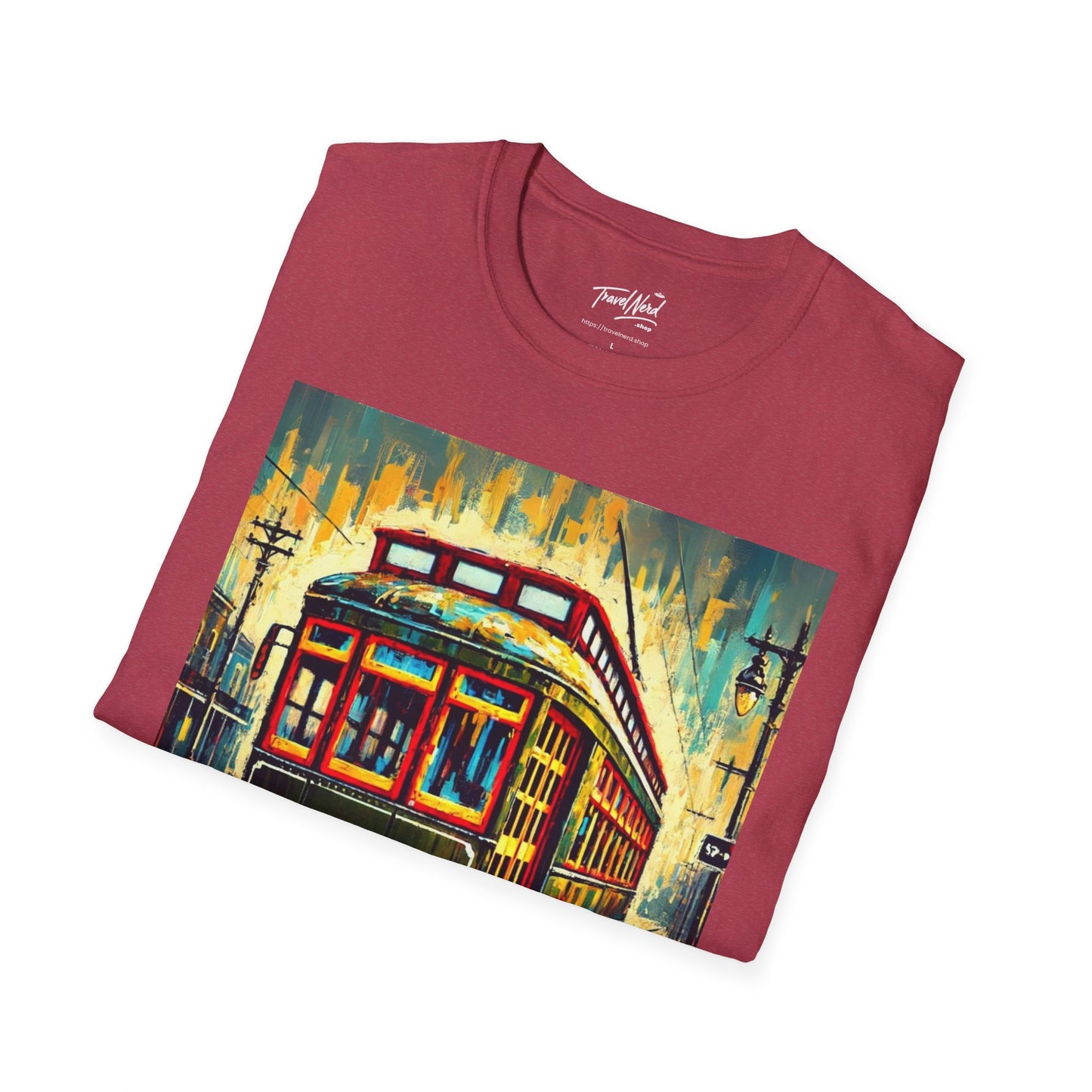 New Orleans Streetcar Stop Requested Design Unisex t-shirt