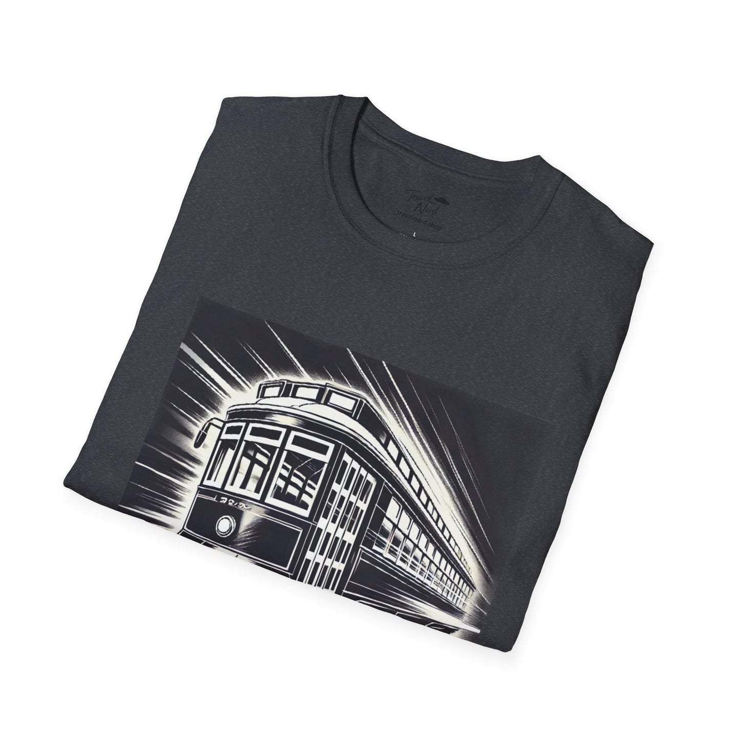 Streetcar Both Ways Fast Art Softstyle T-Shirt