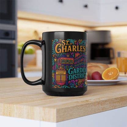Garden District -  New Orleans Neon Neighborhoods Coffee Mug Collection