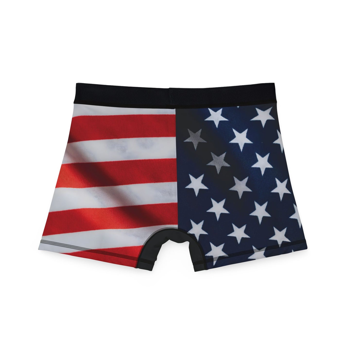 Patriotic Eagle Men's Boxer Shorts - American Flag Print