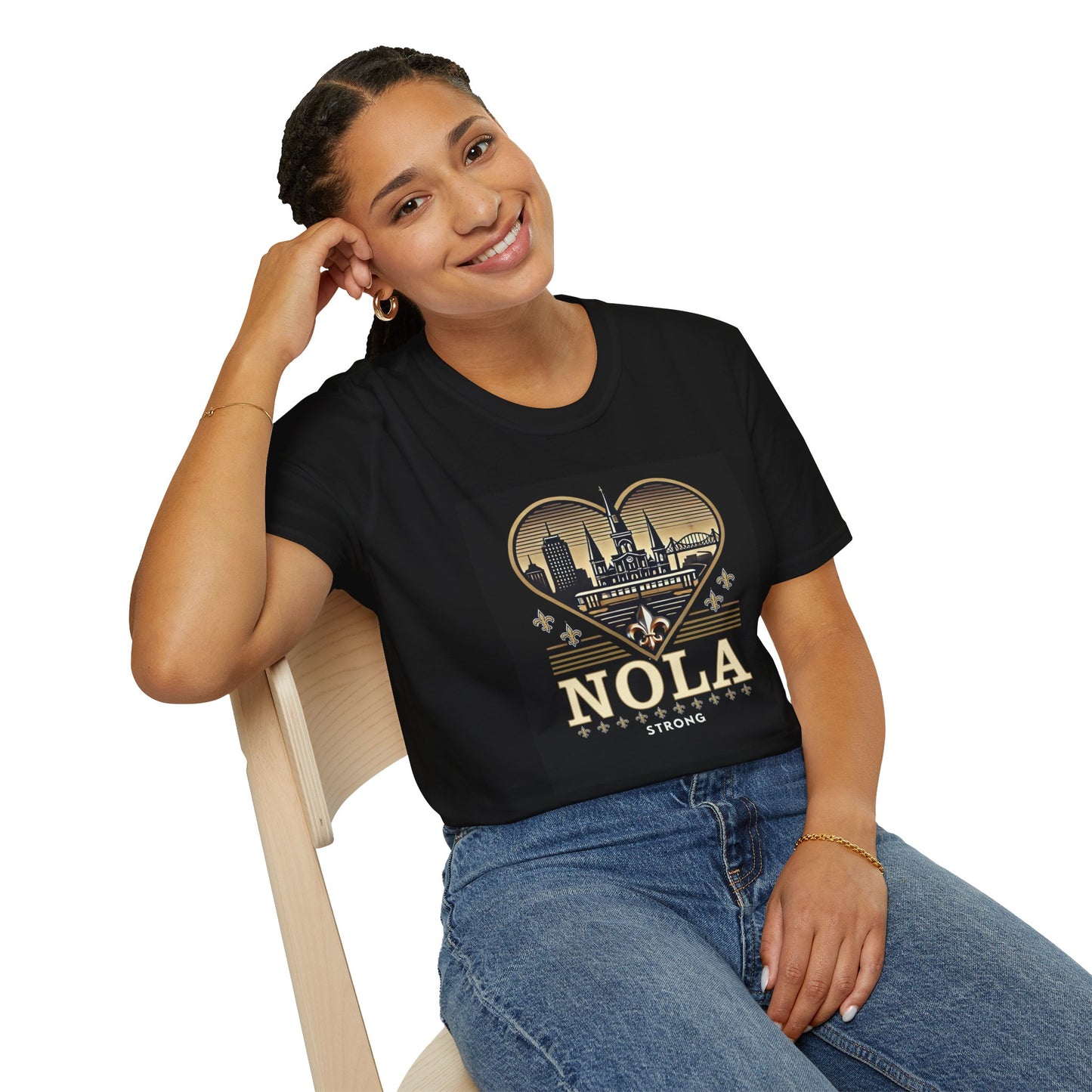 NOLA Strong - Unisex Softstyle T-Shirt