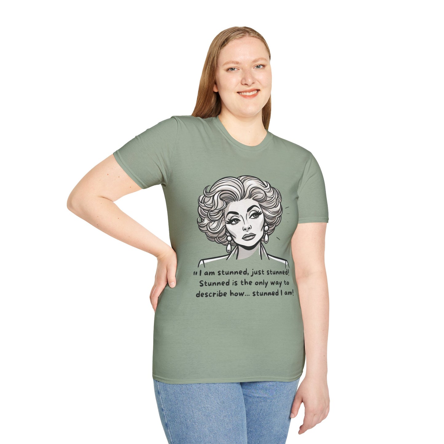 Funny Golden Girls Blanche Stunned T-Shirt