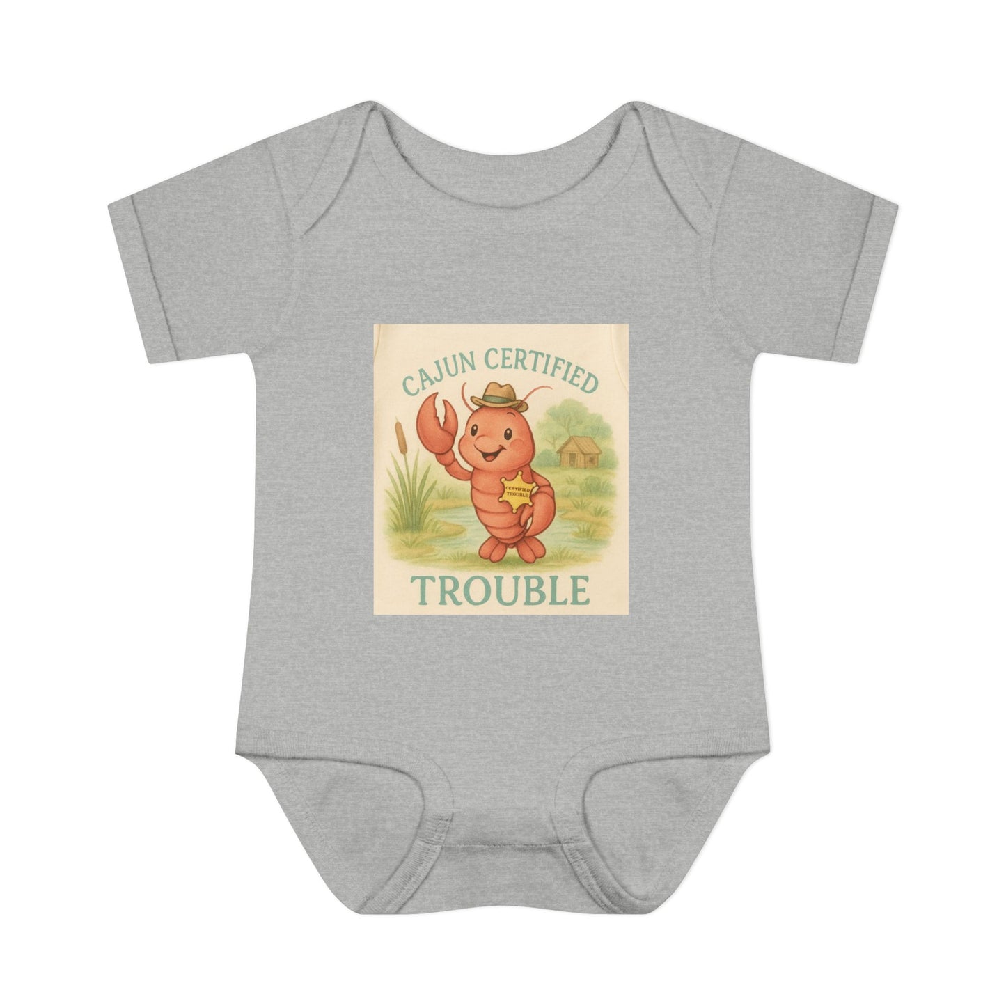 Cajun Certified Baby Bodysuit, Cute Infant Outfit, Baby Shower Gift, Infant Fashion, Adorable Baby Apparel