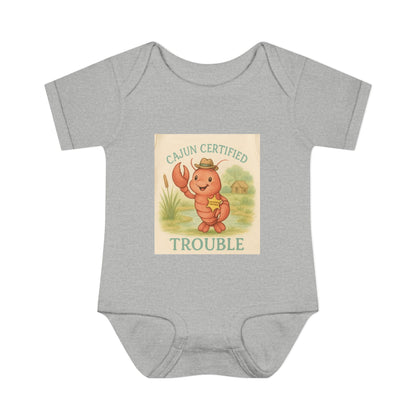 Cajun Certified Baby Bodysuit, Cute Infant Outfit, Baby Shower Gift, Infant Fashion, Adorable Baby Apparel