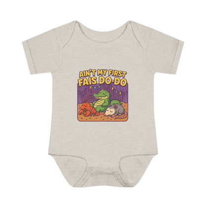 Aint My First Fais Do Do - Certified Baby Bodysuit, Cute Infant Outfit, Baby Shower Gift, Infant Fashion, Adorable Baby Apparel
