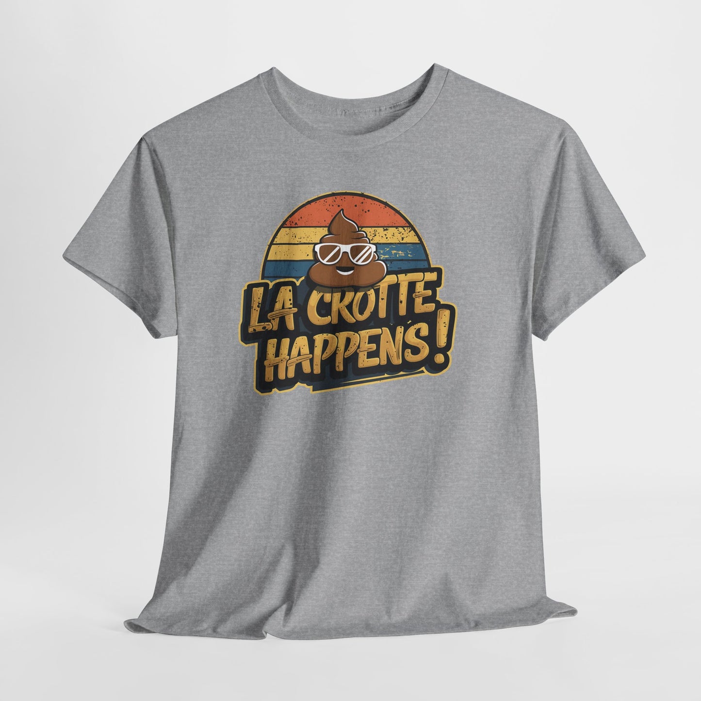 Cajun French Tee - Crap Happens Unisex Cotton T-Shirt