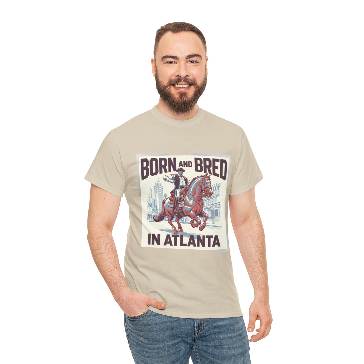 Born and Bred in Atlanta Tank, Casual Summer Top, Gift for Orlando Lovers, Outdoor Activity Wear, Unique Florida Style