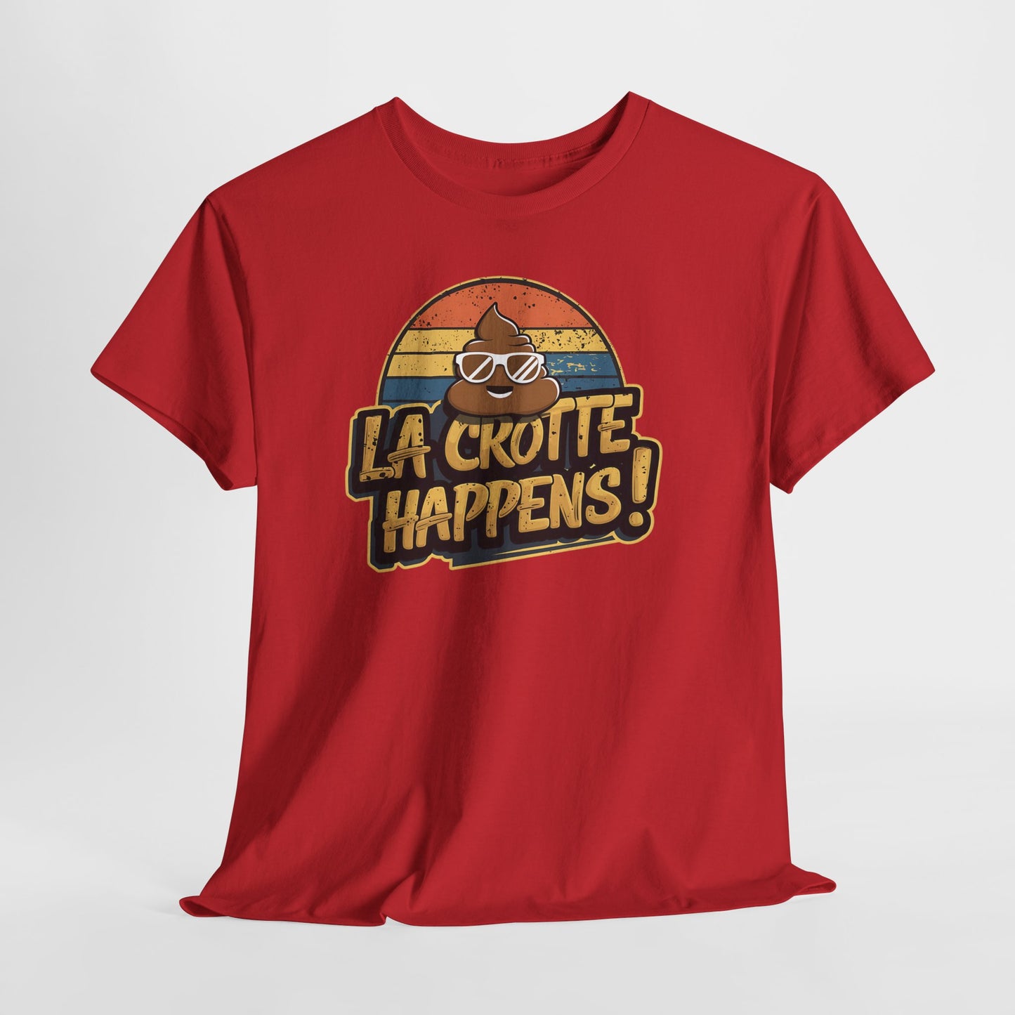 Cajun French Tee - Crap Happens Unisex Cotton T-Shirt