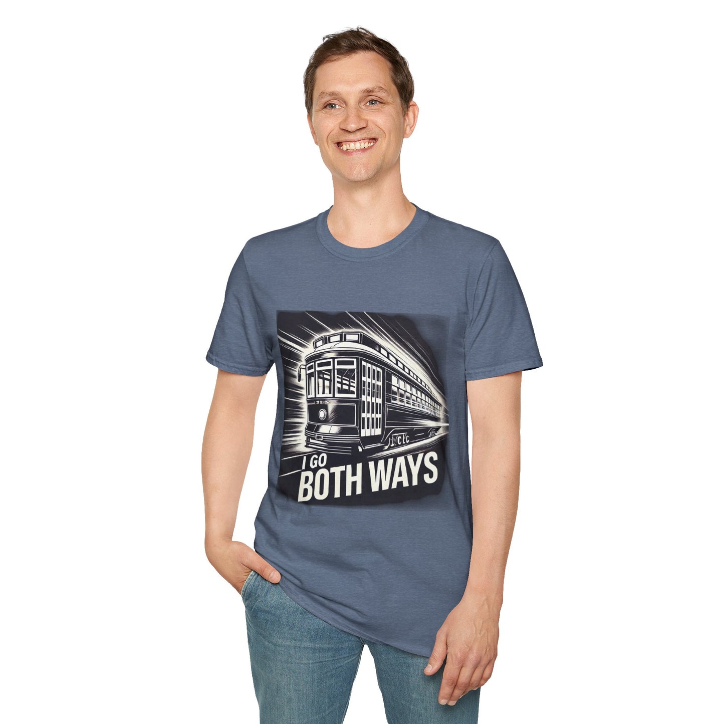 Streetcar Both Ways Fast Art Softstyle T-Shirt