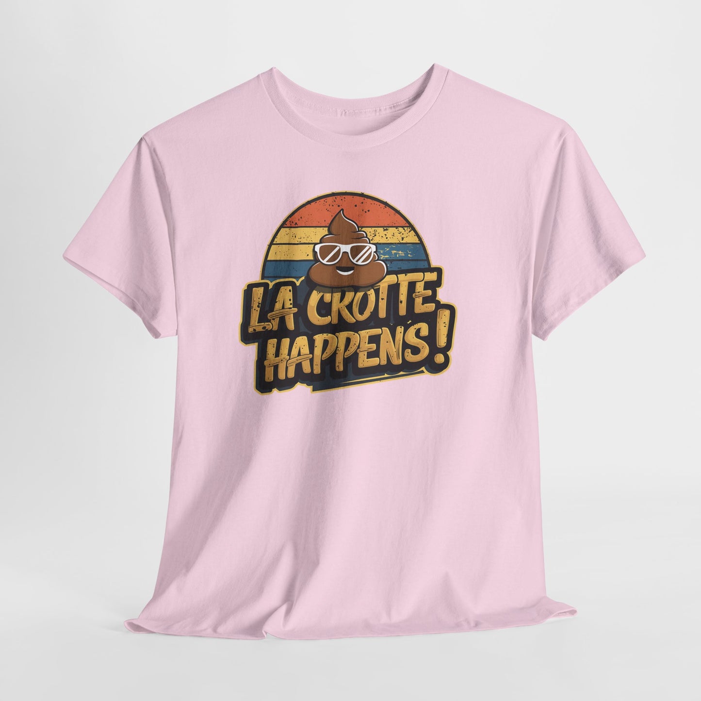 Cajun French Tee - Crap Happens Unisex Cotton T-Shirt
