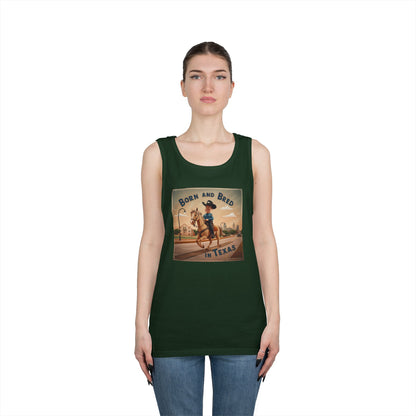 Tank Top - BORN AND BRED TEXAS Design