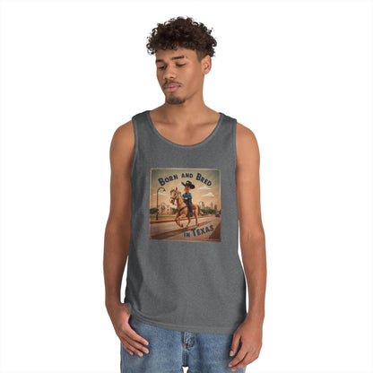 Tank Top - BORN AND BRED TEXAS Design