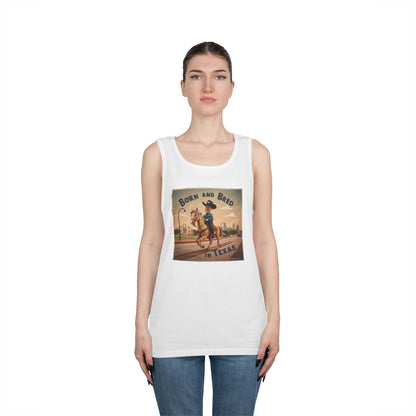 Tank Top - BORN AND BRED TEXAS Design