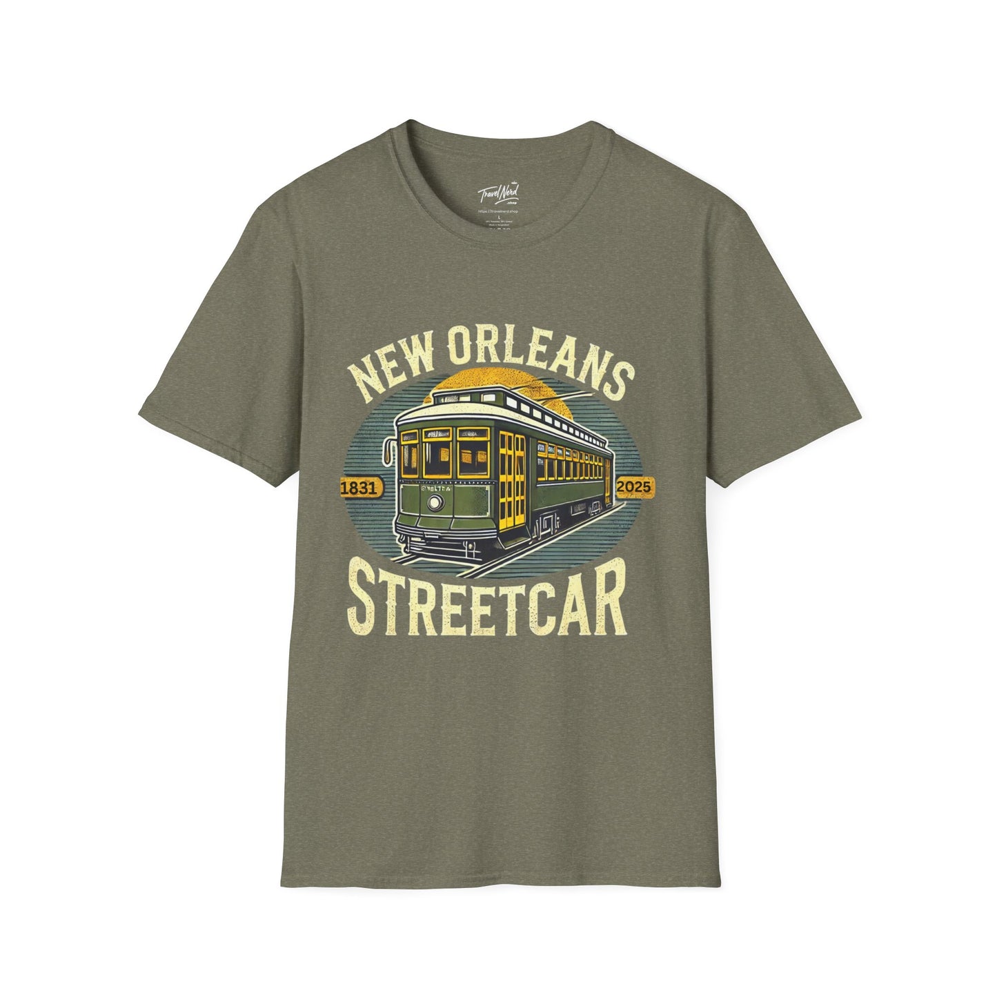 Streetcar Men's T-Shirt - New Orleans 1831 Design