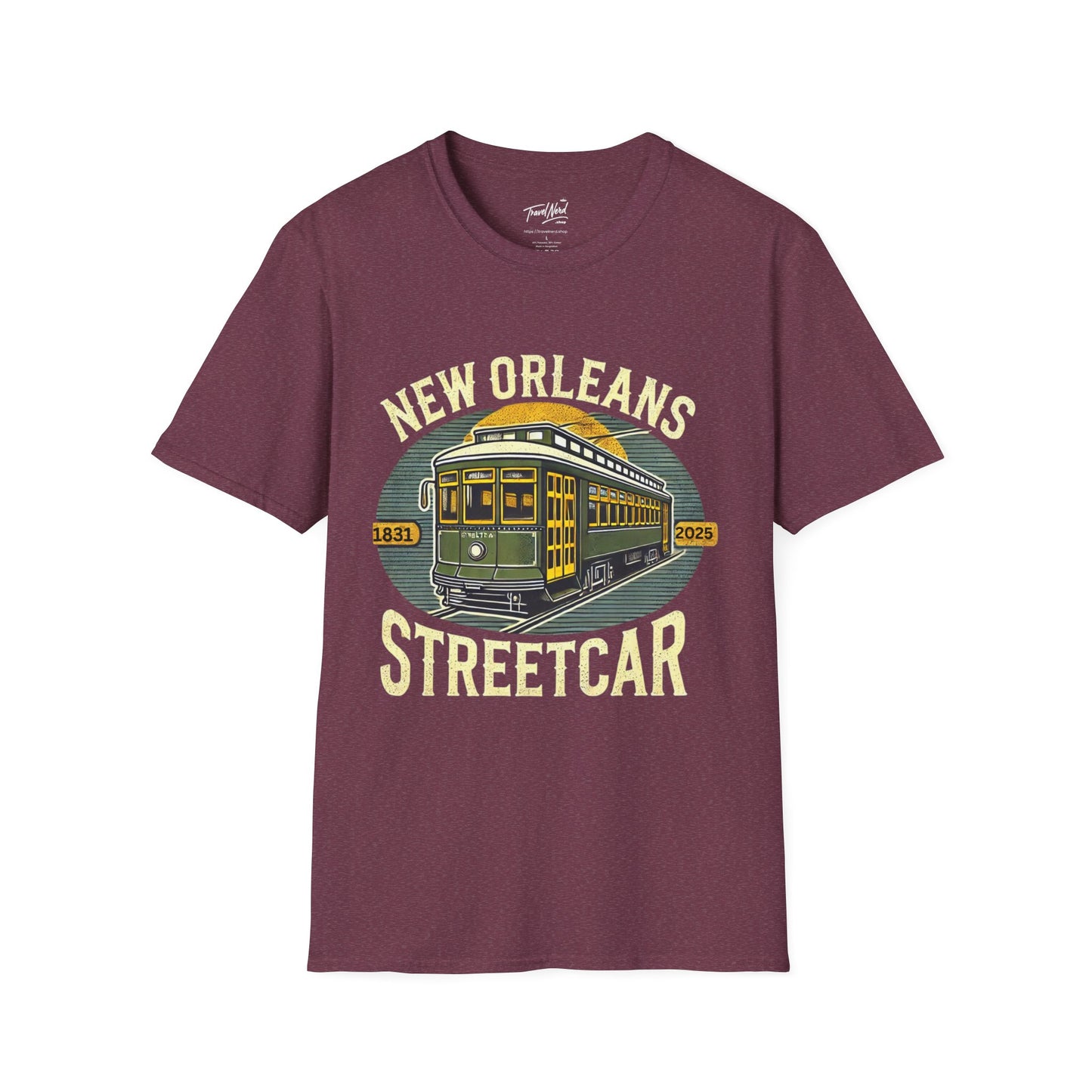 Streetcar Men's T-Shirt - New Orleans 1831 Design