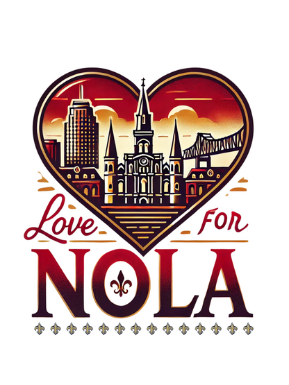 Love for Nola Women's Midweight Cotton Tee