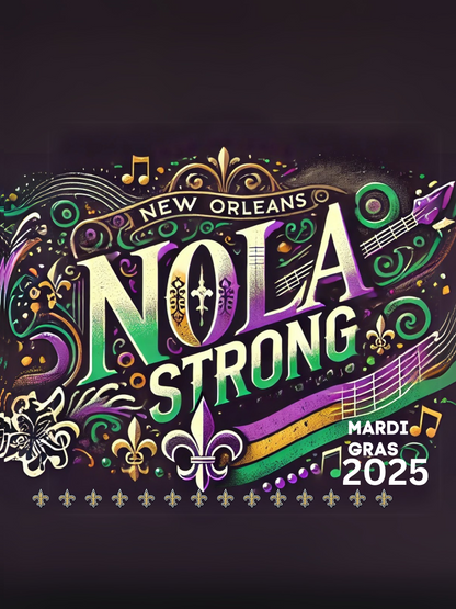 Mardi Gras 2025 We Are New Orleans Women's Midweight Cotton Tee