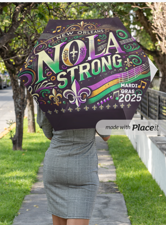 Umbrella - Mardi Gras Nola Strong Supporter