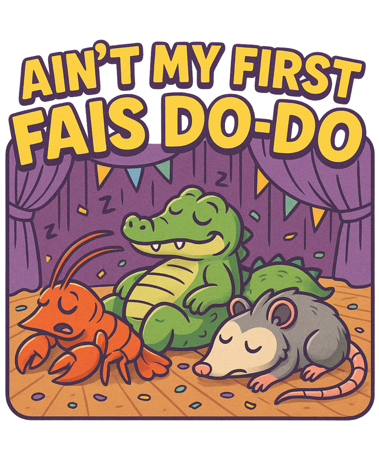 Aint My First Fais Do Do - Certified Baby Bodysuit, Cute Infant Outfit, Baby Shower Gift, Infant Fashion, Adorable Baby Apparel