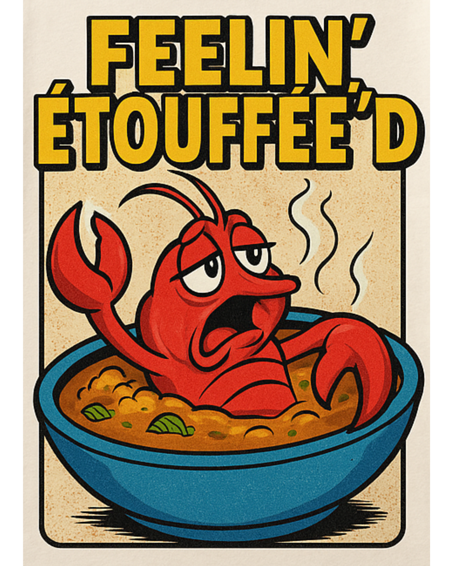 Bib Cajun Crawfish Etouffee'd