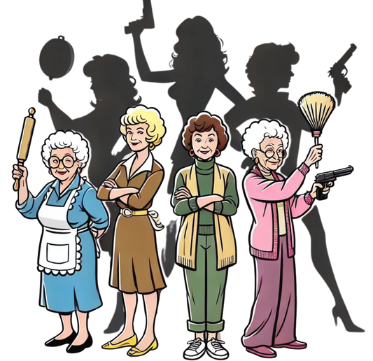 Cartoon Golden Girls T-Shirt