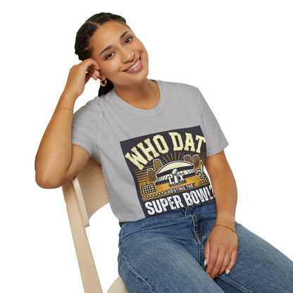 Saints Fan Super Bowl Host Unisex T-Shirt