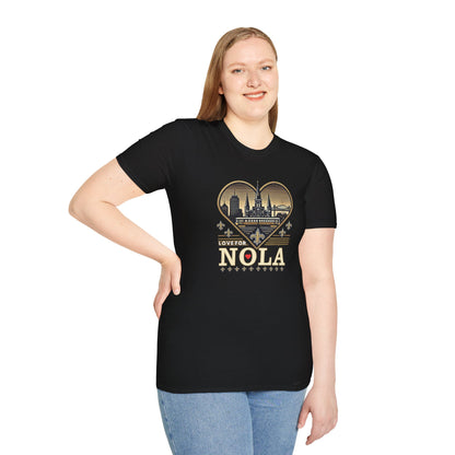 Love for NOLA - Unisex Softstyle T-Shirt