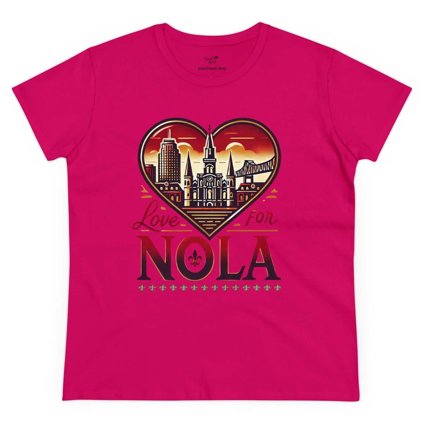 Love for Nola Women's Midweight Cotton Tee