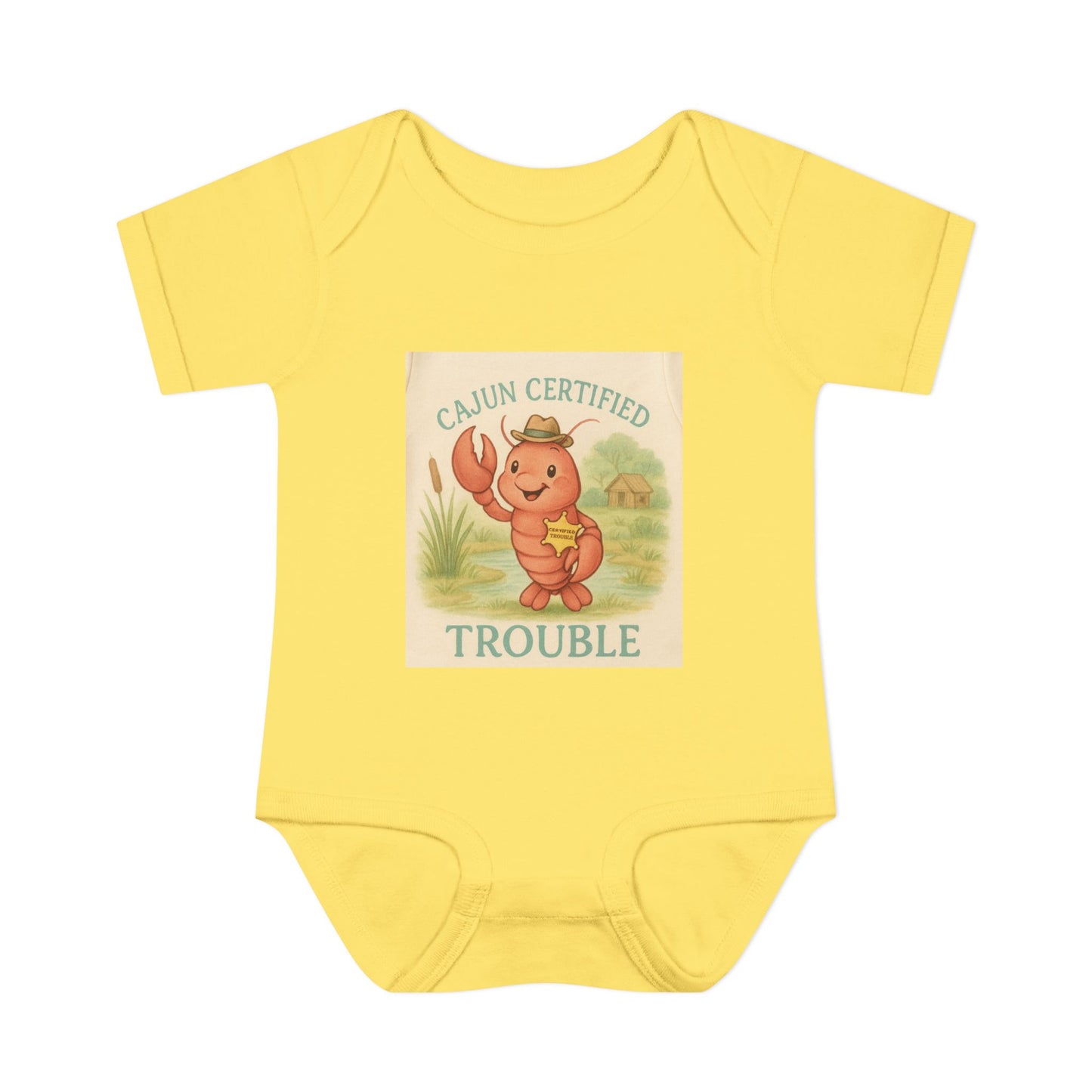 Cajun Certified Baby Bodysuit, Cute Infant Outfit, Baby Shower Gift, Infant Fashion, Adorable Baby Apparel